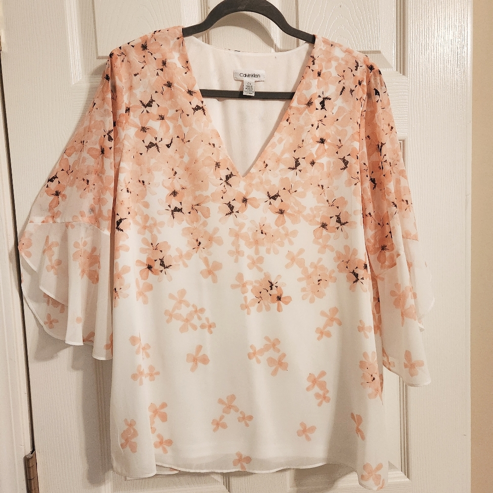 Calvin Klein sheer top